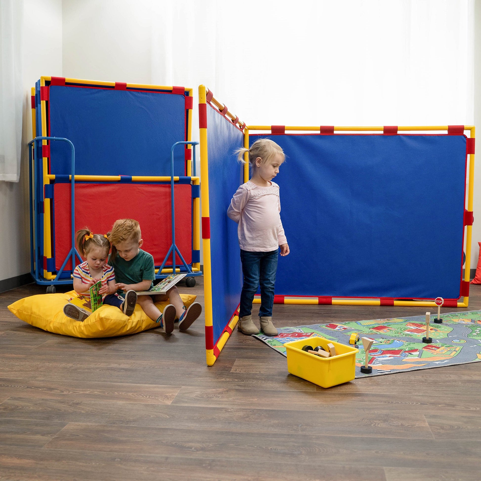 Children's Factory Big Screen Right Angle PlayPanel - Blue (CF900-533) - SchoolOutlet