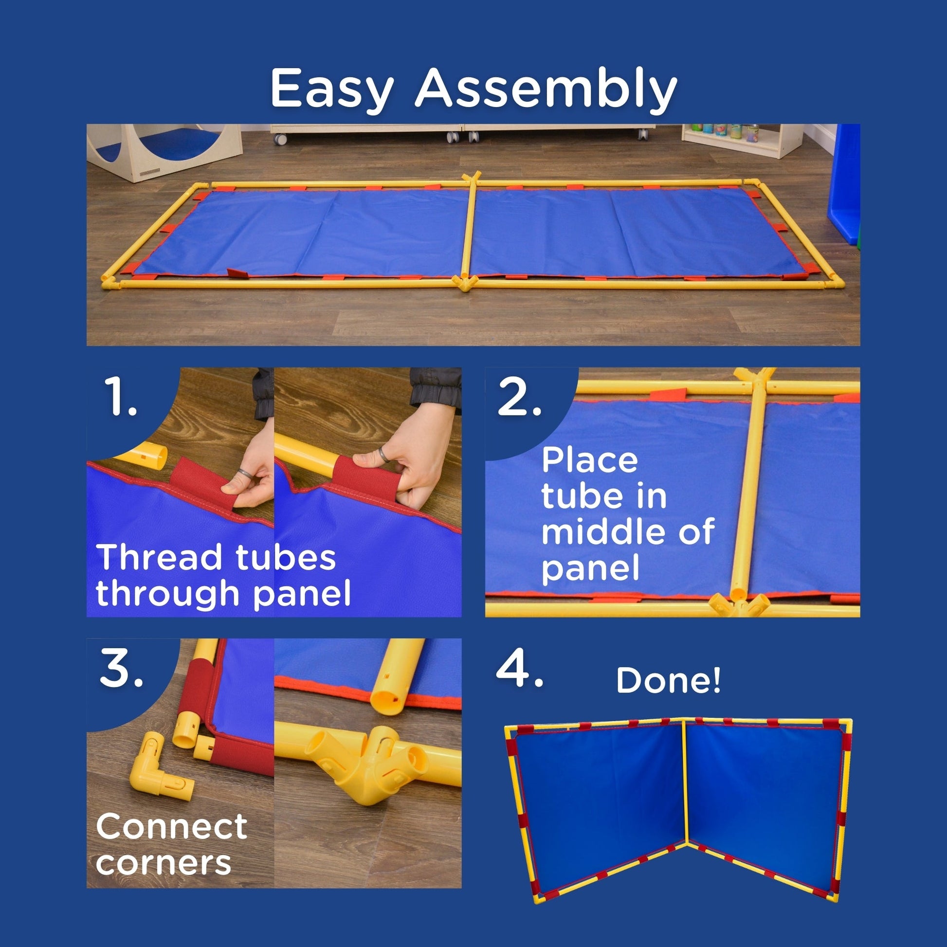 Children's Factory Big Screen Right Angle PlayPanel - Blue (CF900-533) - SchoolOutlet