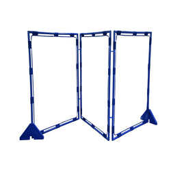 Children's Factory Rectangle PlayPanel - Set of 3 - Clear Room Divider 47.5"H Partitions (CHI-CF900-962)