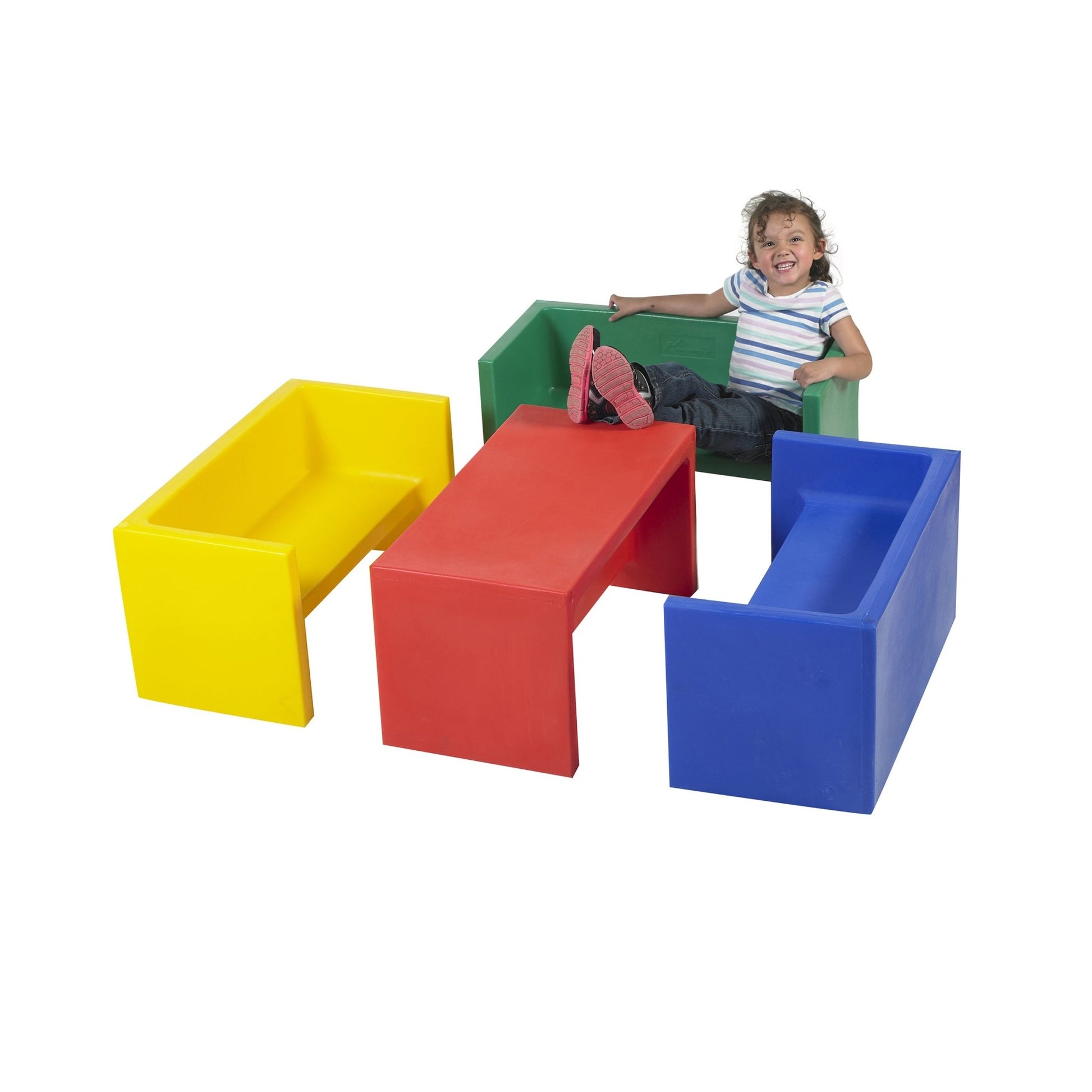 Children's Factory ADAPTA-BENCH - Blue (CF910-029) - SchoolOutlet