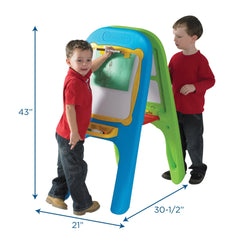 Children's Factory Indoor/Outdoor Molded Double Easel