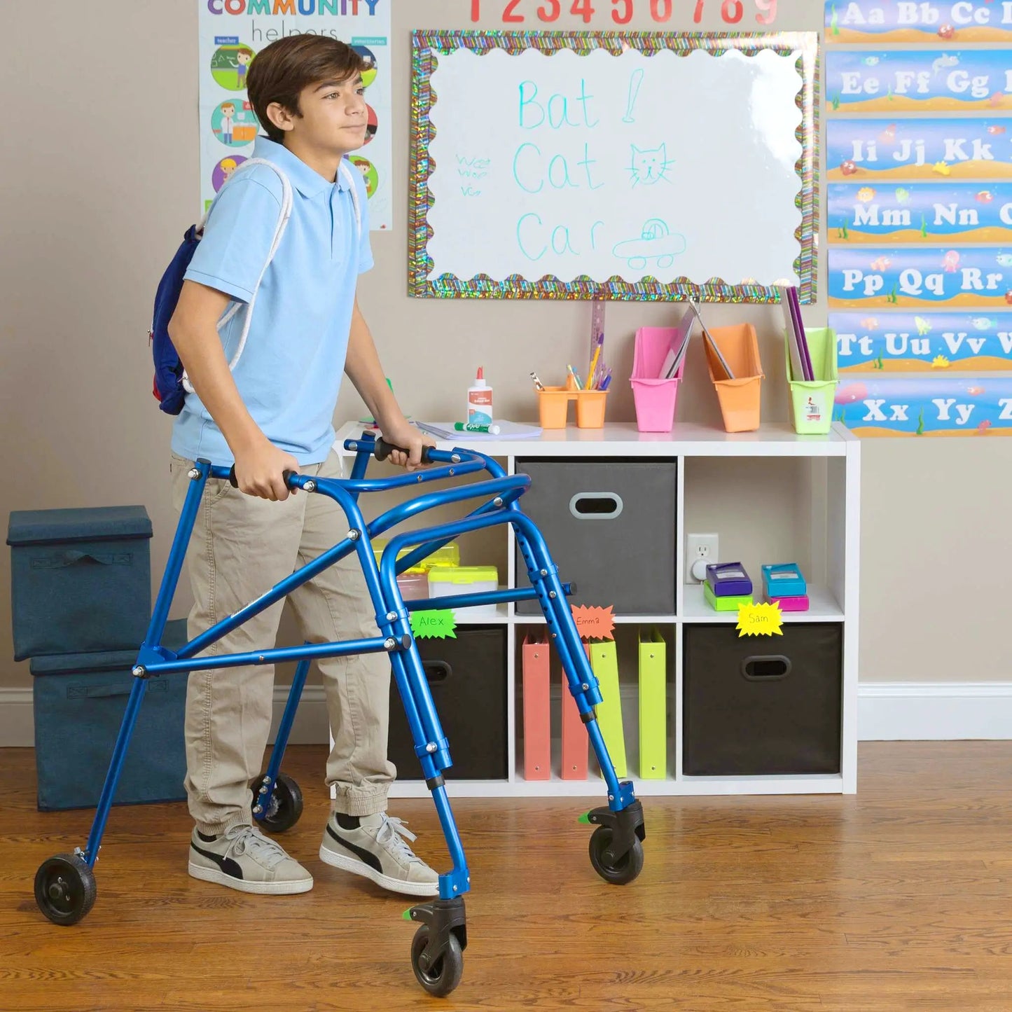 Circle Speciality Klip 4W Walker, Med, Blue (CSP - KP430) - SchoolOutlet