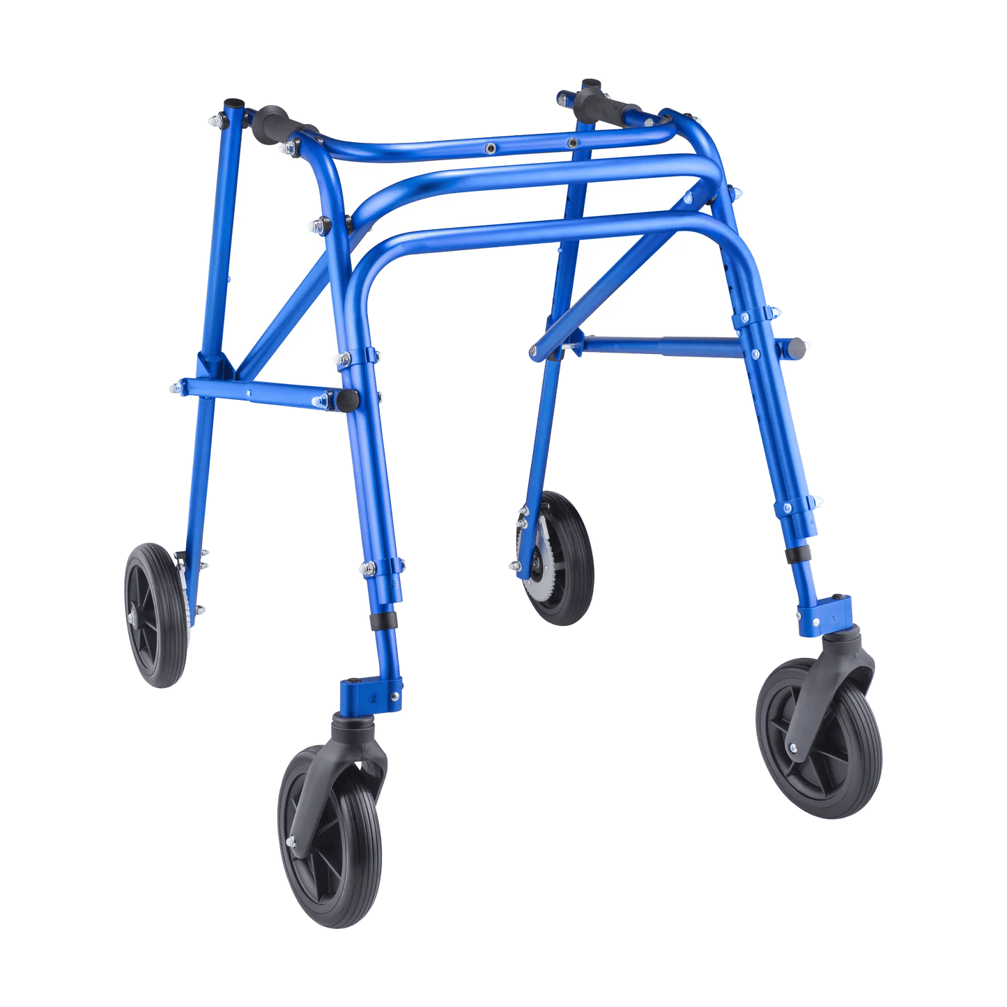 Circle Speciality Klip 4W Walker, 8" Wheels, Med, Blue (CSP - KP438) - SchoolOutlet