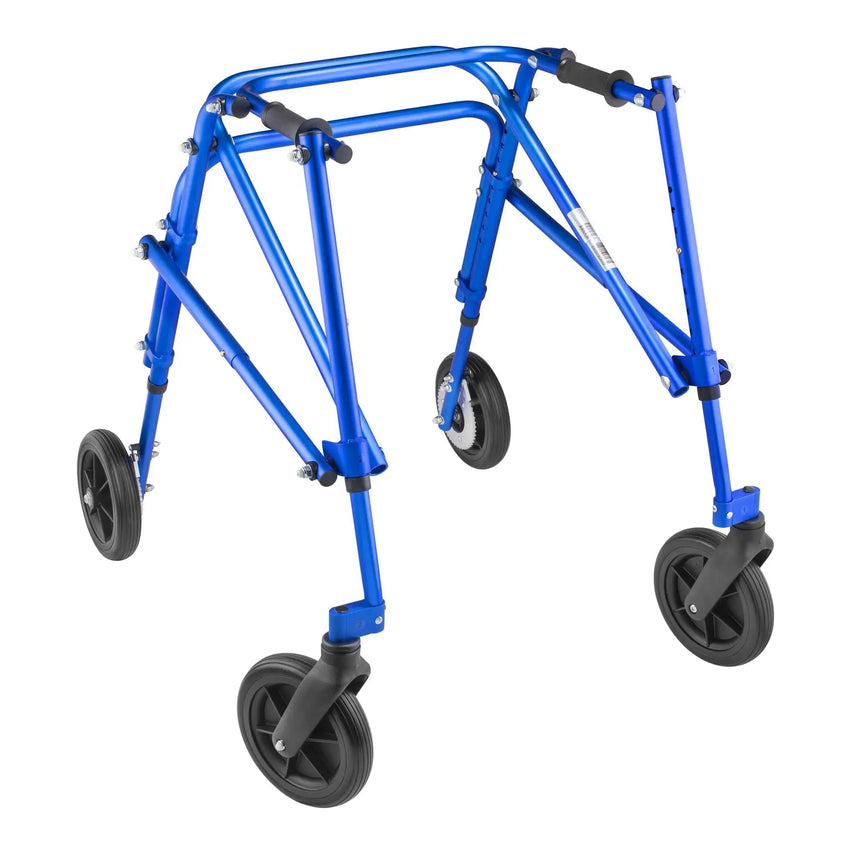 Circle Speciality Klip 4W Walker, 8" Wheels, Med, Blue (CSP - KP438) - SchoolOutlet