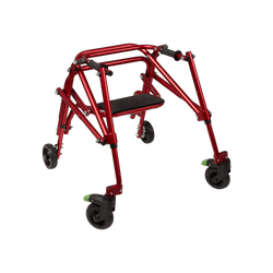 Circle Specialty Klip 4W Walker W.Seat, XS, Red (CSP-KP510)