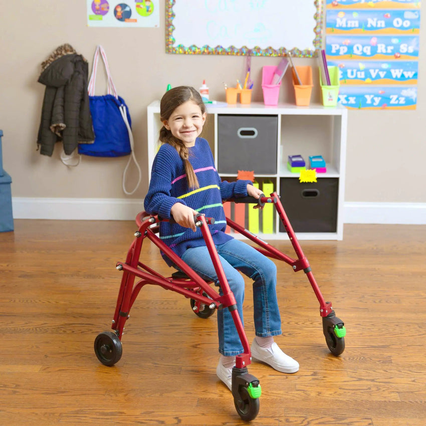 Circle Speciality Klip 4W Walker W.Seat, XS, Red (CSP - KP510) - SchoolOutlet