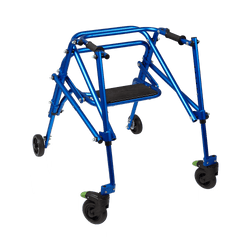 Circle Specialty Klip 4W Walker W.Seat, Med, Blue (CSP-KP530)