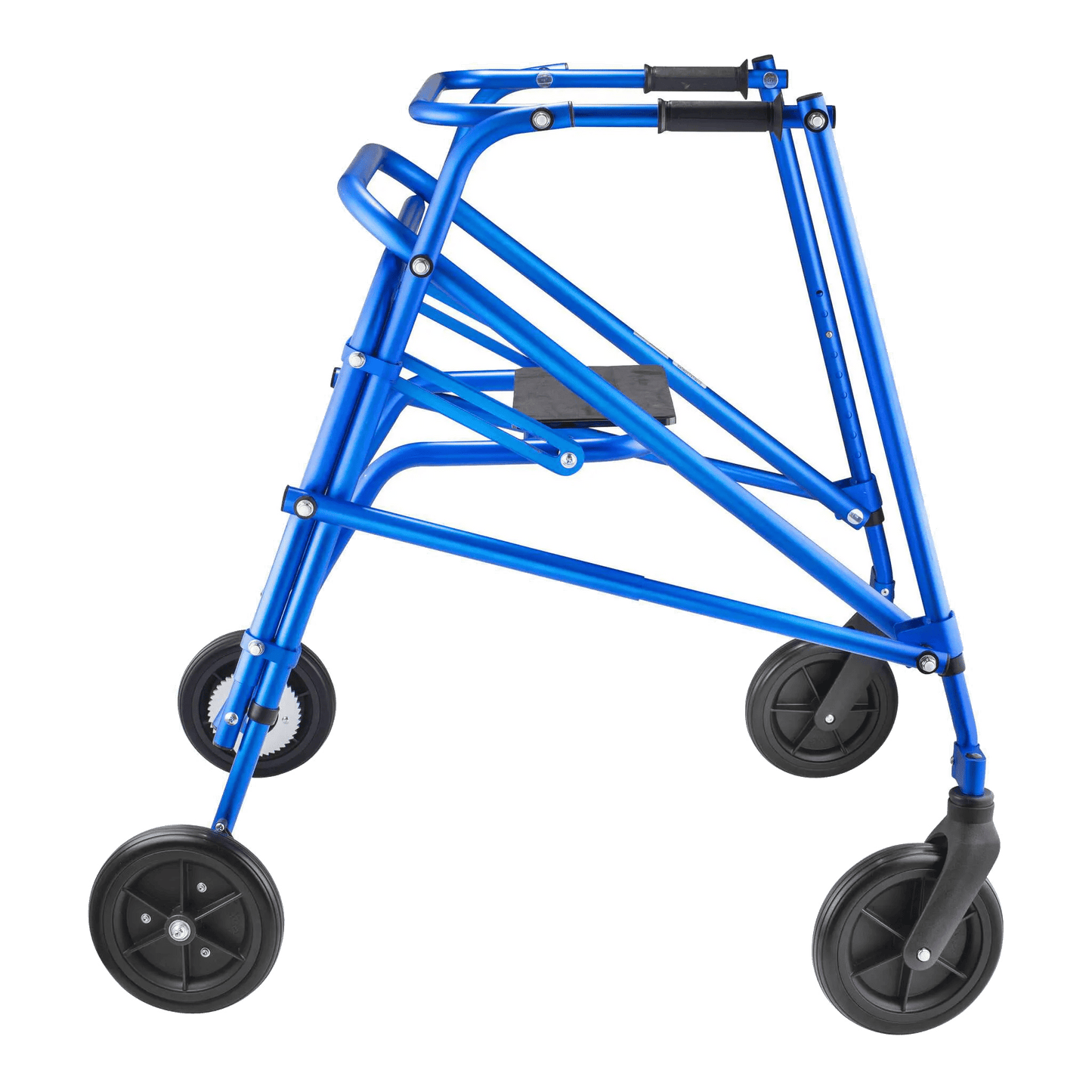 Circle Speciality Klip 4W Walker W.Seat, 8" Wheels, Lg, Blue (CSP - KP548B) - SchoolOutlet