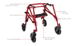Circle Speciality Klip 4W Walker W.Seat, 8
