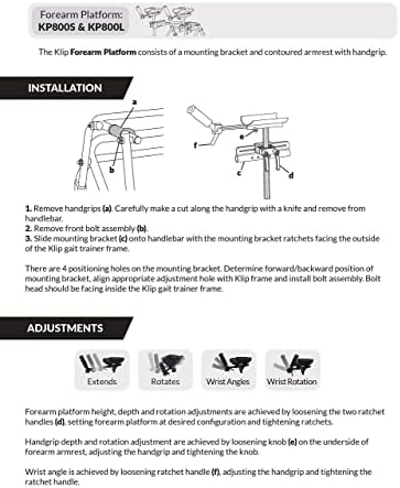 Circle Speciality Forearm Platform, Klip, 1/Pr, Sm (CSP - KP800S) - SchoolOutlet