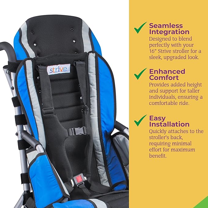 Circle Speciality Headrest Ext 18"Blue (CSP - ST8118) - SchoolOutlet