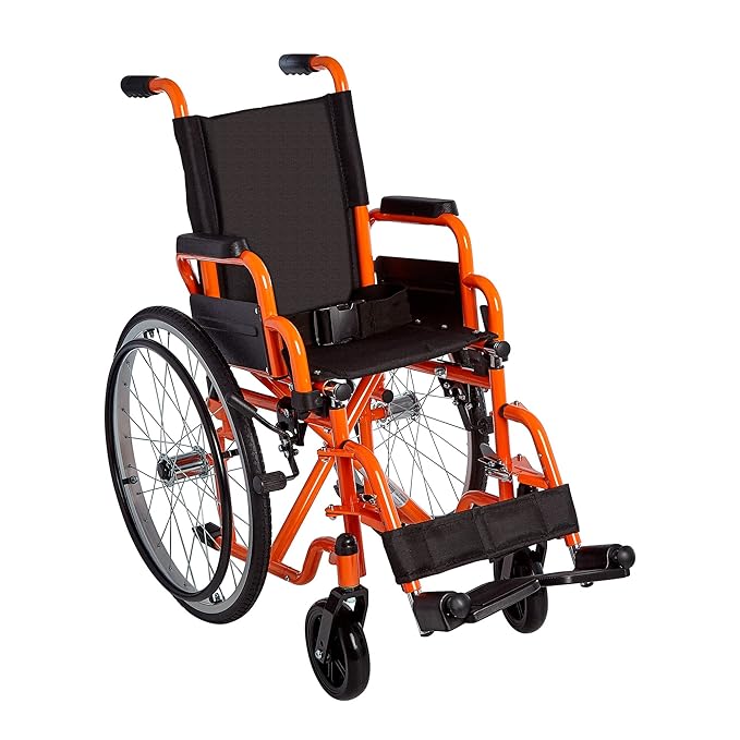 Circle Specialty Ziggo 12" Wheelchair, Orange (CSP - ZG1200) - SchoolOutlet