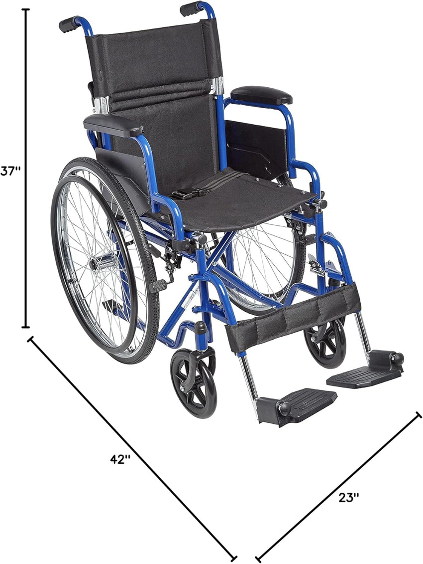 Circle Specialty Ziggo 16" Wheelchair, Blue (CSP - ZG1600) - SchoolOutlet