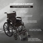 Circle Specialty Ziggo, 18' Wheelchair, Black (CSP - ZG1800) - SchoolOutlet