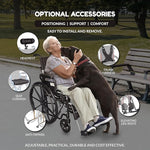 Circle Specialty Ziggo, 18' Wheelchair, Black (CSP - ZG1800) - SchoolOutlet