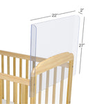 Foundations - CareShield 1-Sided Plexiglass Barrier - Safety Craft and Serenity Cribs (FOU-4081197)