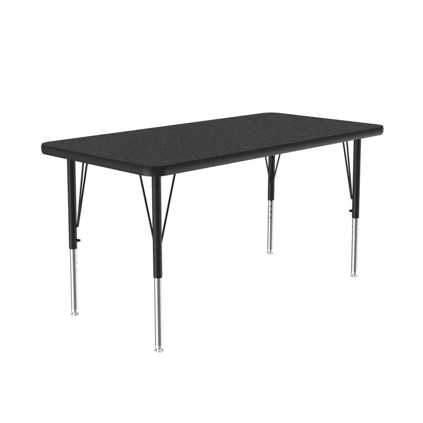 Correll Rectangular Deluxe High - Pressure Top Activity Tables with Adjustable Height 24"W x 36"L x 19 - 29"H (COR - A2436 - XX) - SchoolOutlet