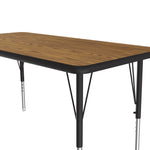 Correll Rectangular Deluxe High - Pressure Top Activity Tables with Adjustable Height 24