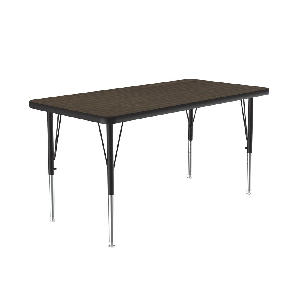 Correll Rectangular Deluxe High - Pressure Top Activity Tables with Adjustable Height 24"W x 36"L x 19 - 29"H (COR - A2436 - XX) - SchoolOutlet