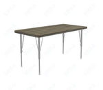 Correll Rectangular Deluxe High - Pressure Top Activity Tables with Adjustable Height 24