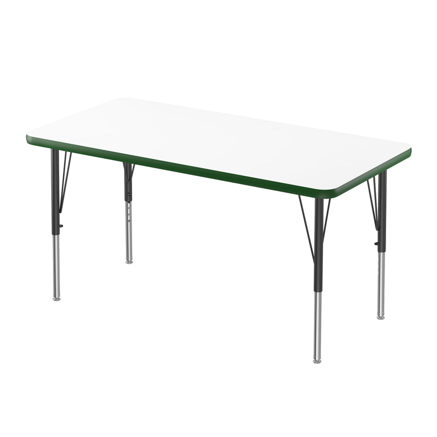 Correll Markerboard - Dry Erase Deluxe High Pressure Top - Activity Tables 24"W x 36"L x 19 - 29"H (COR - A2436DE - XX) - SchoolOutlet