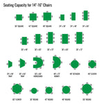 Correll Markerboard - Dry Erase Deluxe High Pressure Top - Activity Tables 24