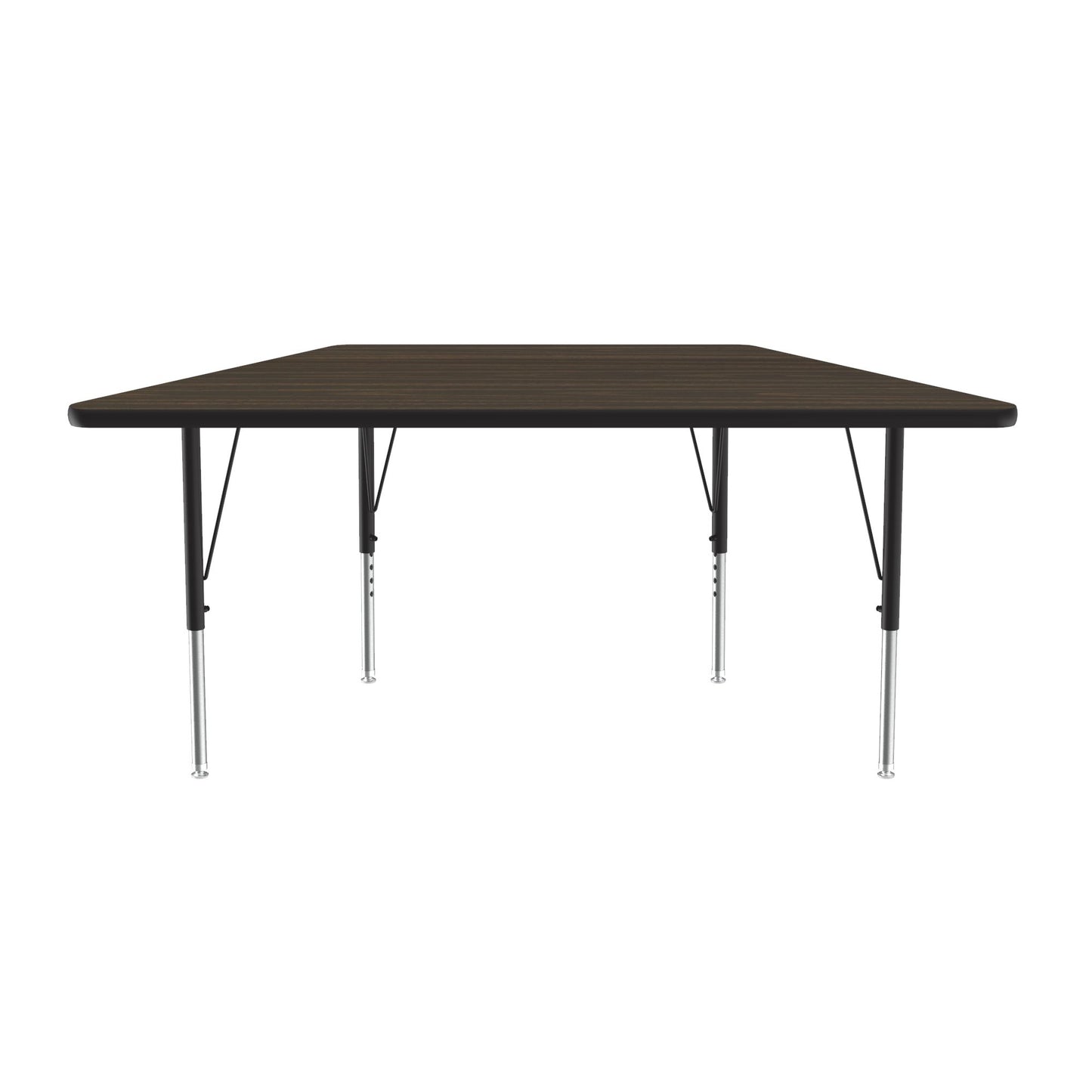 Correll Trapezoid Deluxe High - Pressure Top Activity Tables 30"W x 60"L x 19 - 29"H Adjustable Height (COR - A3060 - TRP - XX) - SchoolOutlet