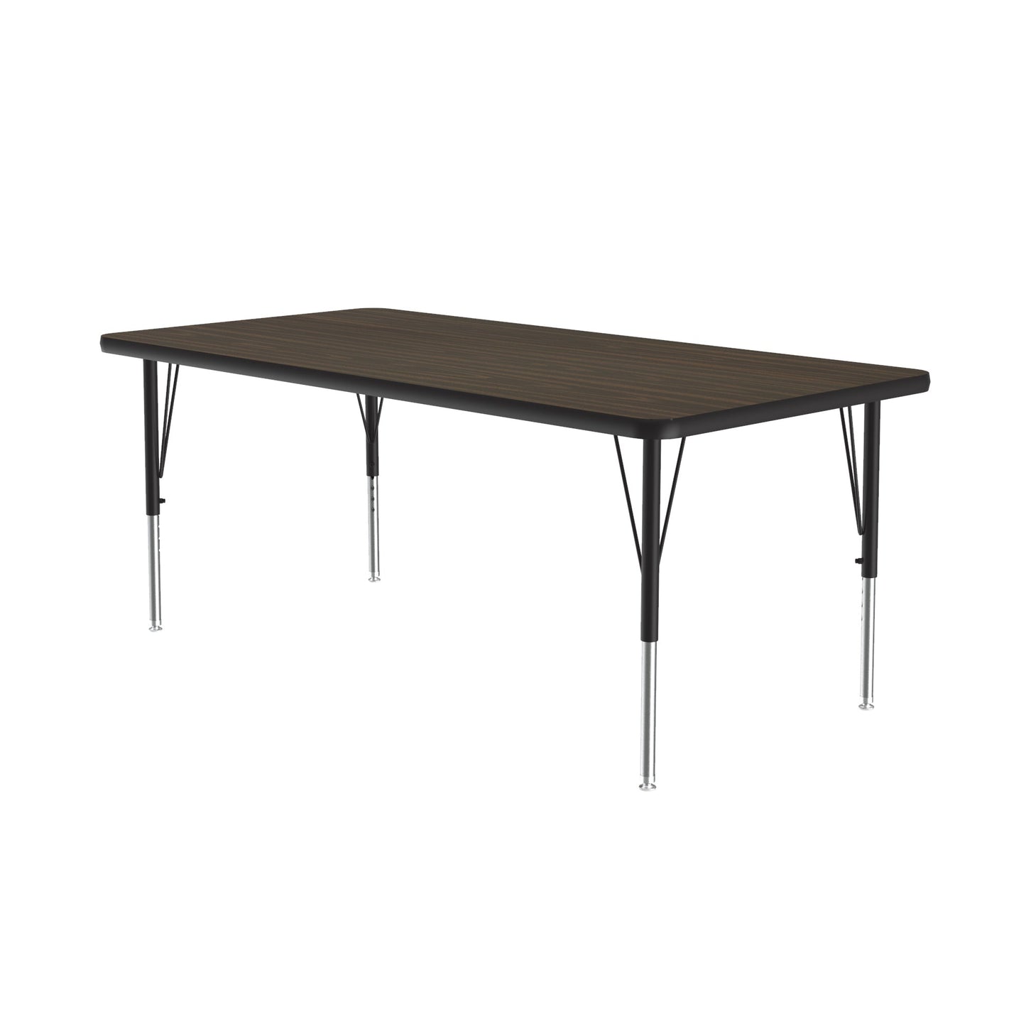 Correll Rectangular Commercial Laminate Top Activity Tables 30"W x 60"L x 19 - 29"H Adjustable Height (COR - A3060TF - REC - XX) - SchoolOutlet