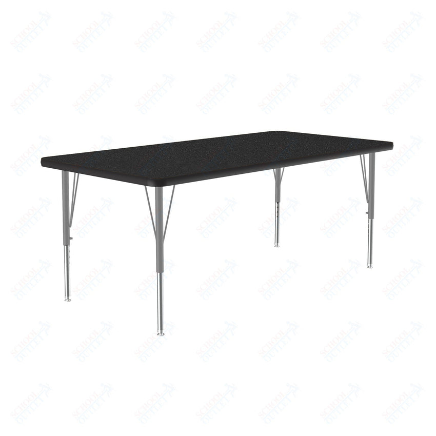 Correll Rectangular Commercial Laminate Top Activity Tables 30"W x 60"L x 19-29"H Adjustable Height (COR-A3060TF-REC-XX) - SchoolOutlet