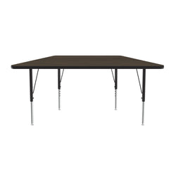 Correll Trapezoid Commercial Laminate Top Activity Tables 30"W x 60"L x 19-29"H Adjustable Height (COR-A3060TF-TRP-XX)