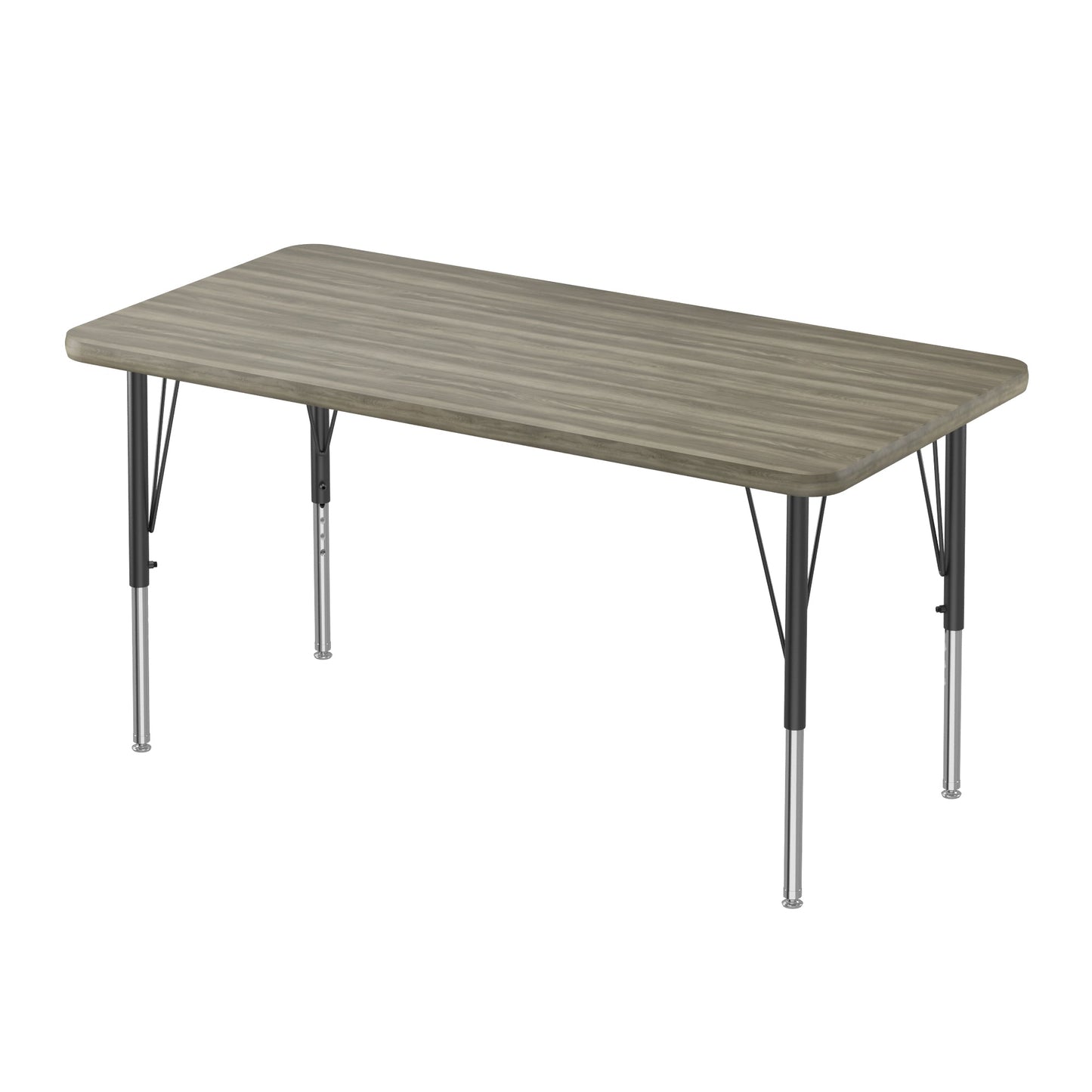 Correll Rectangular Deluxe High - Pressure Top Activity Tables 36"W x 60"L x 19 - 29"H Adjustable Height (COR - A3660 - REC - XX) - SchoolOutlet