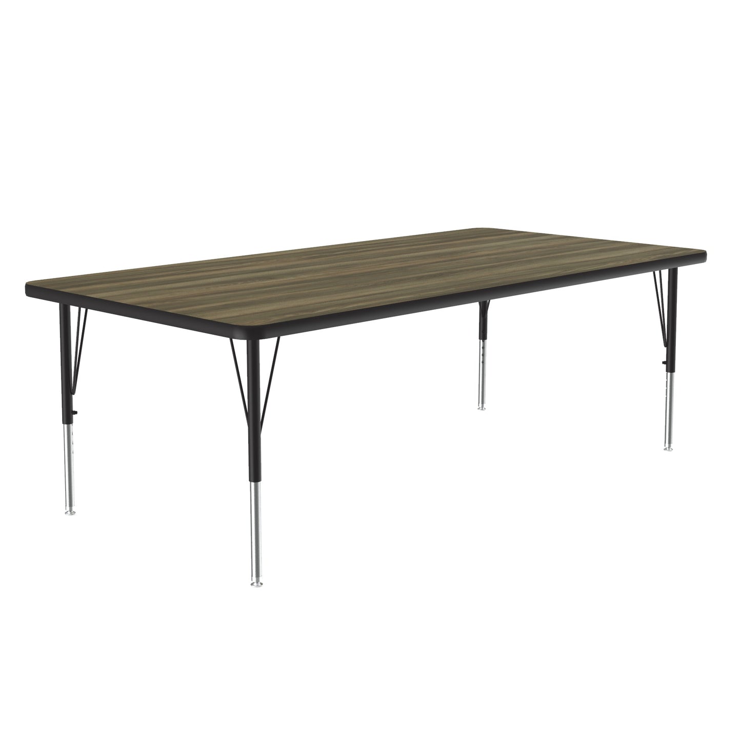 Correll Rectangular Deluxe High - Pressure Top Activity Tables 36"W x 60"L x 19 - 29"H Adjustable Height (COR - A3660 - REC - XX) - SchoolOutlet