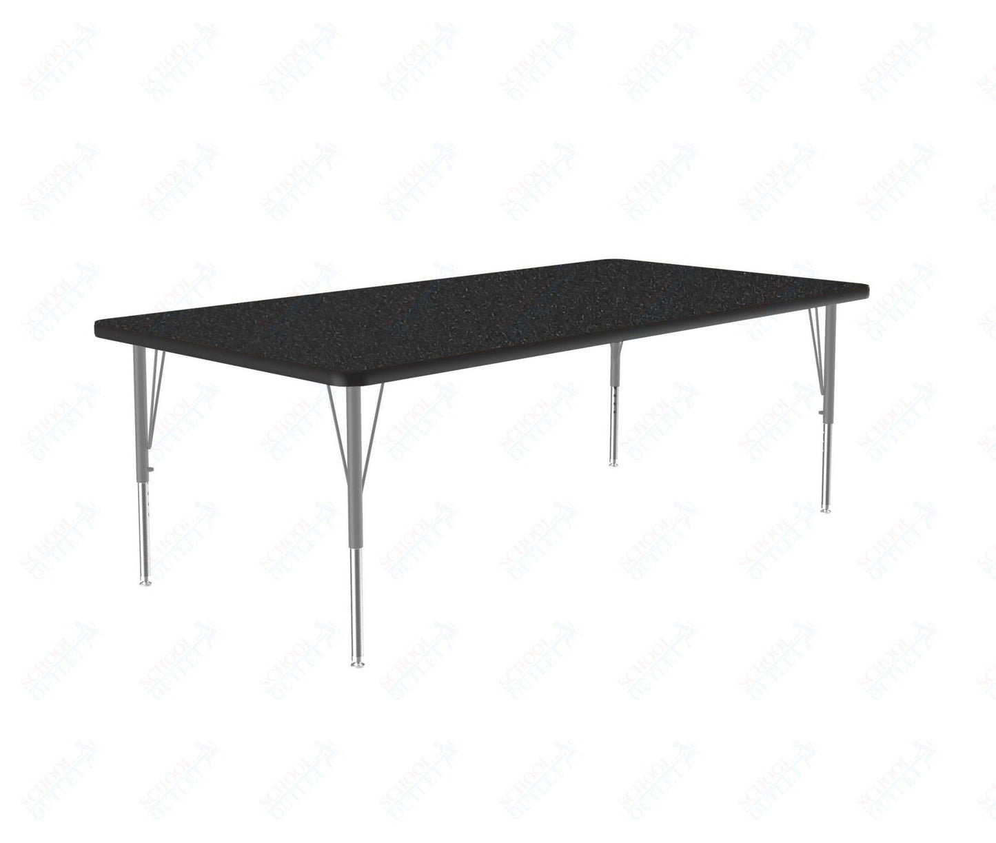 Correll Rectangular Deluxe High-Pressure Top Activity Tables with Adjustable Height 36"W x 60"L x 19-29"H (COR-A3660-XX) - SchoolOutlet