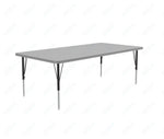 Correll Rectangular Deluxe High-Pressure Top Activity Tables with Adjustable Height 36