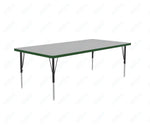 Correll Rectangular Deluxe High-Pressure Top Activity Tables with Adjustable Height 36