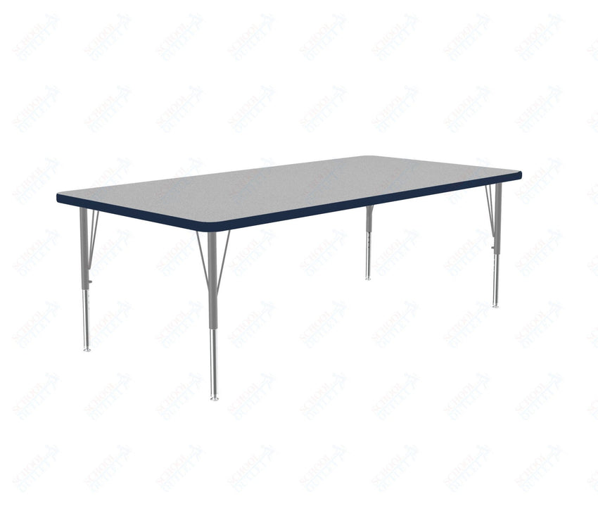 Correll Rectangular Deluxe High-Pressure Top Activity Tables with Adjustable Height 36"W x 60"L x 19-29"H (COR-A3660-XX) - SchoolOutlet