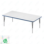 Correll Rectangular Markerboard-Dry Erase Deluxe High Pressure Top - Activity Tables 36