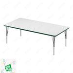Correll Rectangular Markerboard-Dry Erase Deluxe High Pressure Top - Activity Tables 36