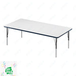 Correll Rectangular Markerboard-Dry Erase Deluxe High Pressure Top - Activity Tables 36