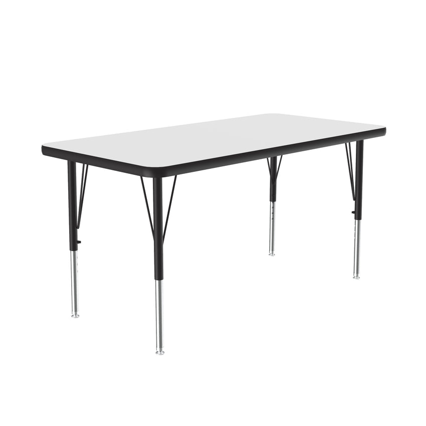 Correll Rectangular Markerboard - Dry Erase Deluxe High Pressure Top - Activity Tables 36"W x 60"L x 19 - 29"H Adjustable Height (COR - A3660DE - REC - XX) - SchoolOutlet