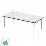 Correll Rectangular Markerboard-Dry Erase Deluxe High Pressure Top - Activity Tables 36