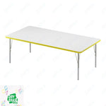 Correll Rectangular Markerboard-Dry Erase Deluxe High Pressure Top - Activity Tables 36