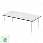 Correll Rectangular Markerboard-Dry Erase Deluxe High Pressure Top - Activity Tables 36