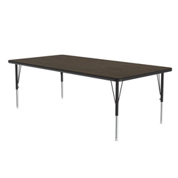 Correll Rectangular Commercial Laminate Top Activity Tables 36"W x 60"L x 19-29"H Adjustable Height (COR-A3660TF-REC-XX)