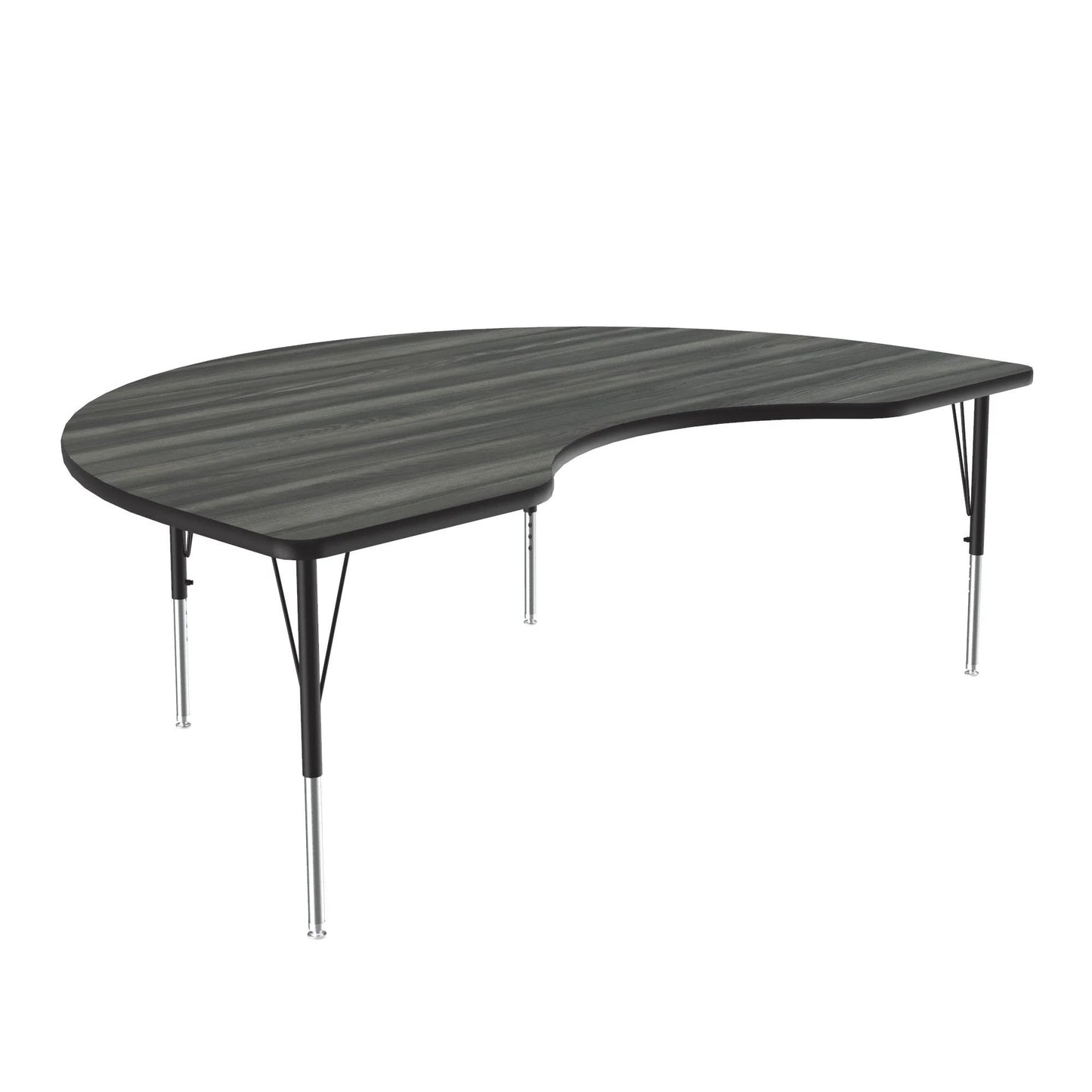 Correll Kidney Deluxe High - Pressure Top Activity Tables 36"W x 72"L x 19 - 29"H Adjustable Height (COR - A3672 - KID - XX) - SchoolOutlet