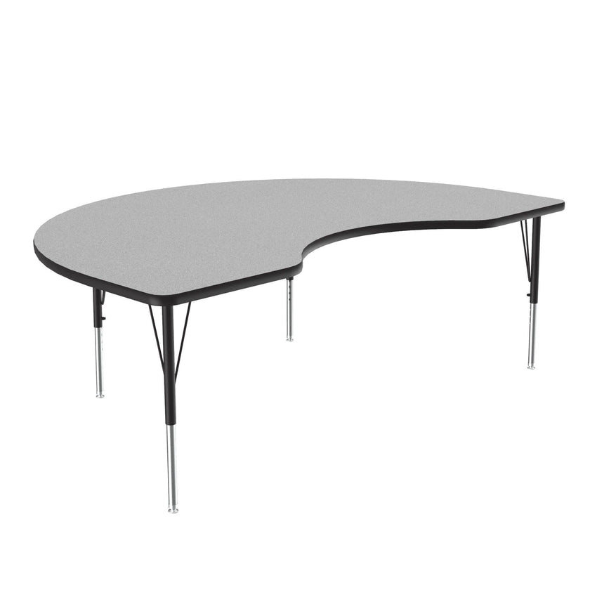 Correll Kidney Deluxe High - Pressure Top Activity Tables 36"W x 72"L x 19 - 29"H Adjustable Height (COR - A3672 - KID - XX) - SchoolOutlet