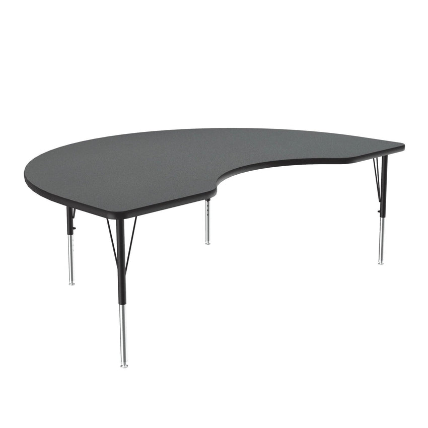 Correll Kidney Deluxe High - Pressure Top Activity Tables 36"W x 72"L x 19 - 29"H Adjustable Height (COR - A3672 - KID - XX) - SchoolOutlet