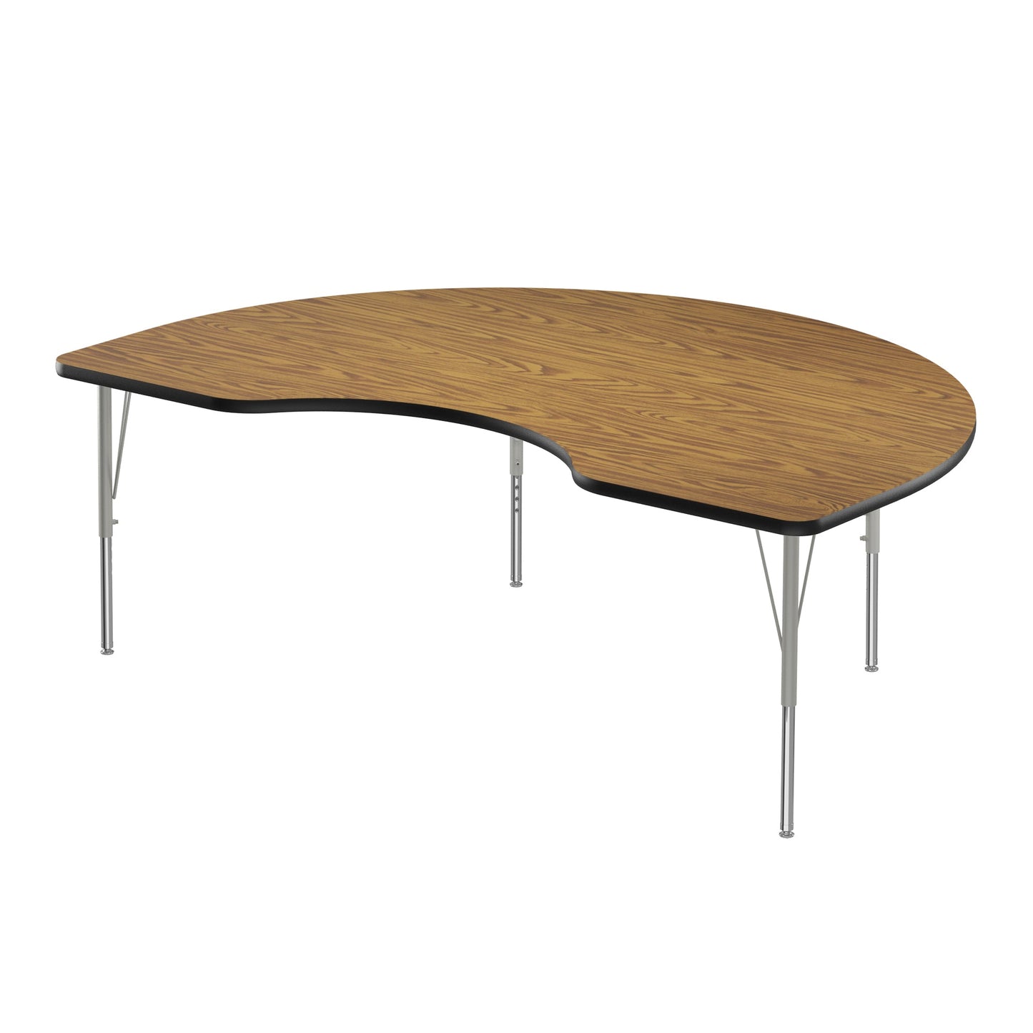 Correll Kidney Deluxe High - Pressure Top Activity Tables 36"W x 72"L x 19 - 29"H Adjustable Height (COR - A3672 - KID - XX) - SchoolOutlet
