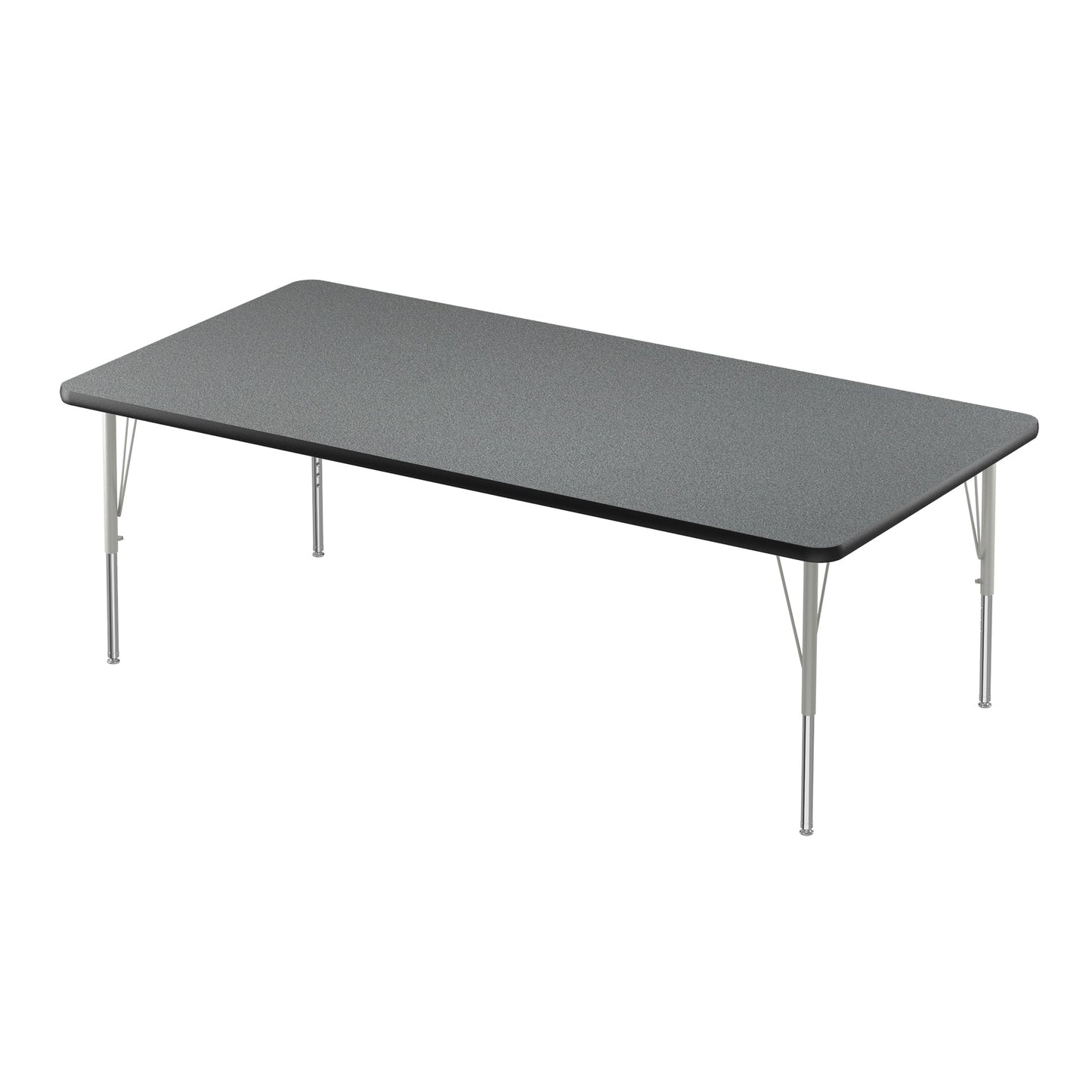 Correll Rectangular Deluxe High - Pressure Top Activity Tables with Adjustable Height 36"W x 72"L x 19 - 29"H (COR - A3672 - XX) - SchoolOutlet