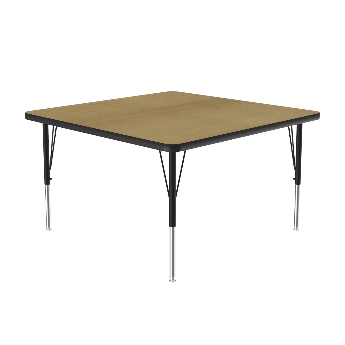Correll Square Deluxe High - Pressure Top Activity Tables 42"W x 42"L x 19 - 29"H Adjustable Height (COR - A4242 - SQ - XX) - SchoolOutlet